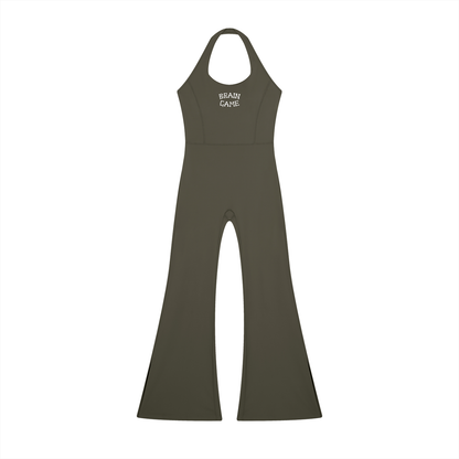 BG Women’s Halter Flared Jumpsuit
