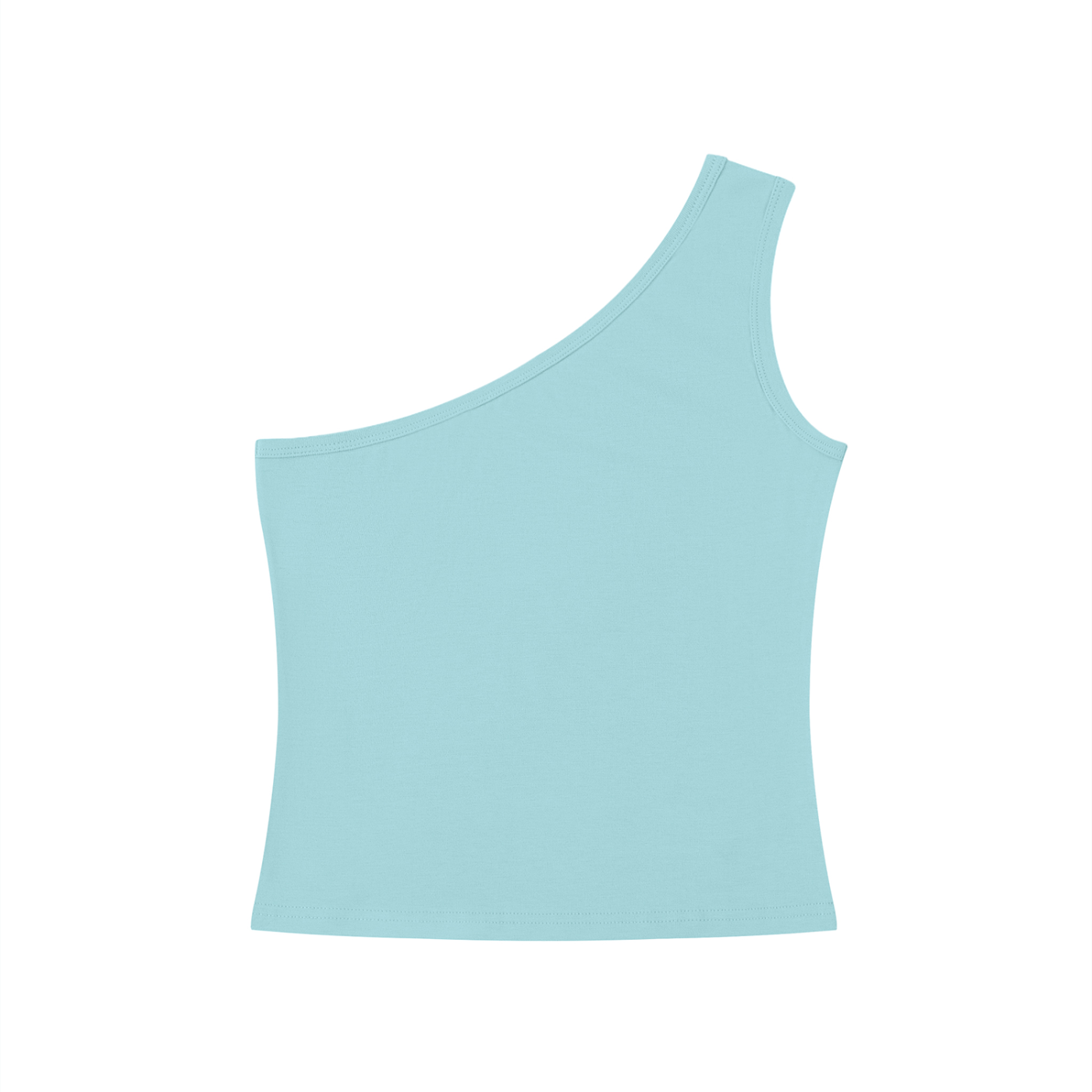 BG Women's “In The Clouds” One-Shoulder Crop T