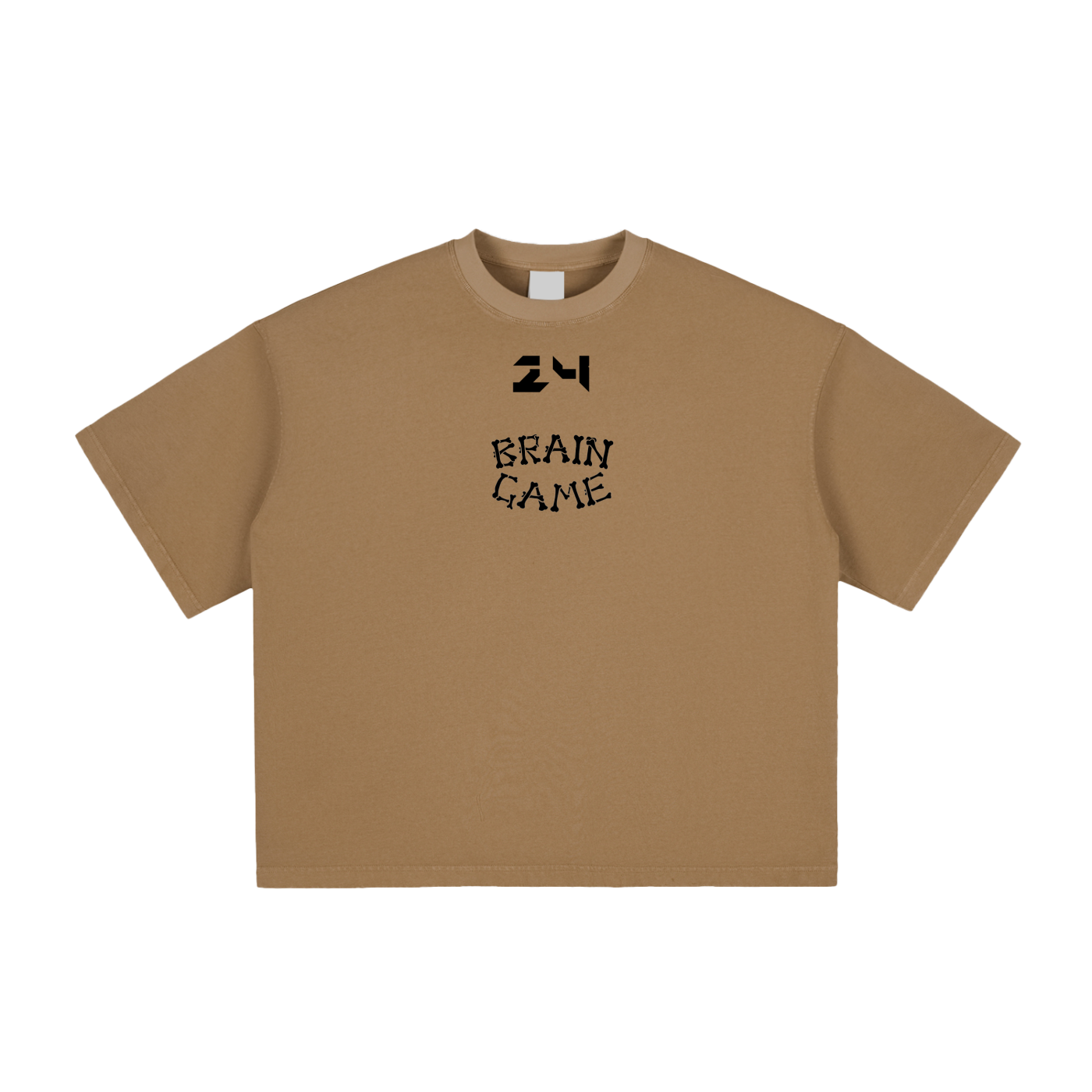 BG Vintage Washed T-Shirt(Boxy)