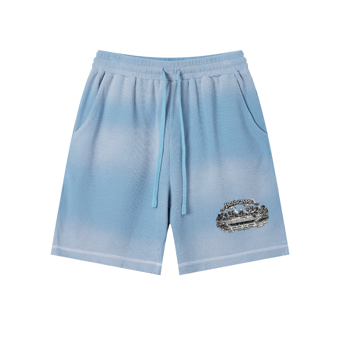 BG “First Supper” Waffle Shorts