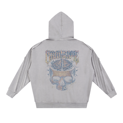 BG “Bikers”  Raw Edge Hoodie