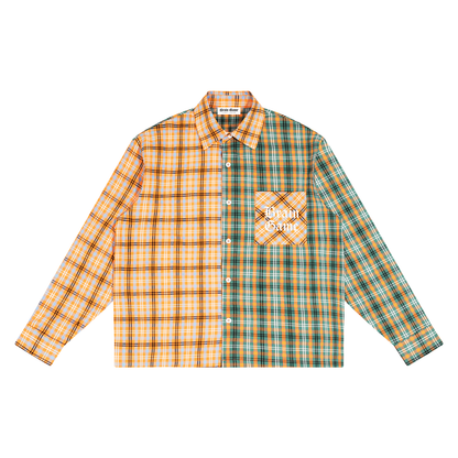 BG Unisex Oversized Plaid Shirt