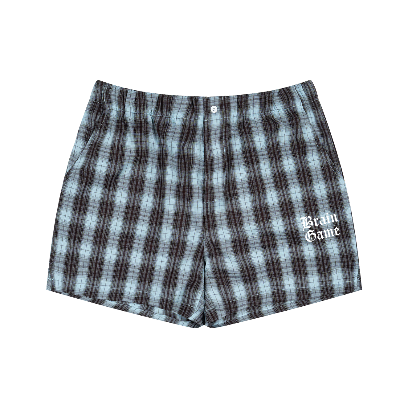 BG Unisex Plaid Shorts