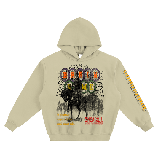 BG “Warrior” Fleeced Boxy Hoodie