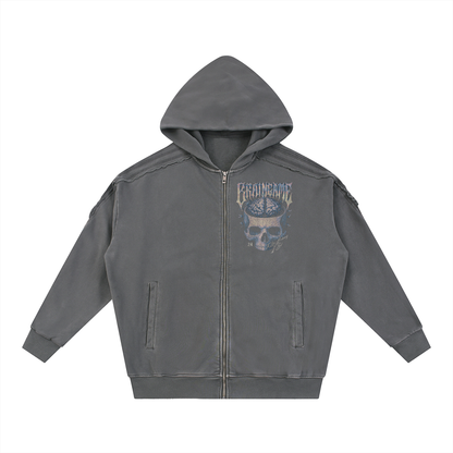 BG “Bikers”  Raw Edge Hoodie