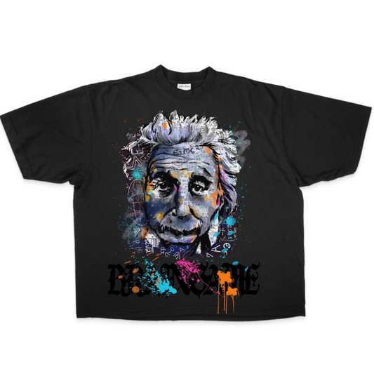 BG Einstein Charicature Boxy Tee