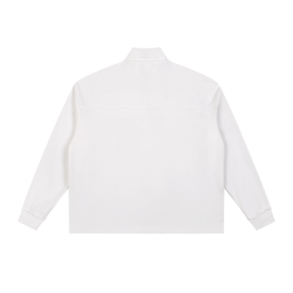 BG “Half-Zip” Raw Edge Sweatshirt