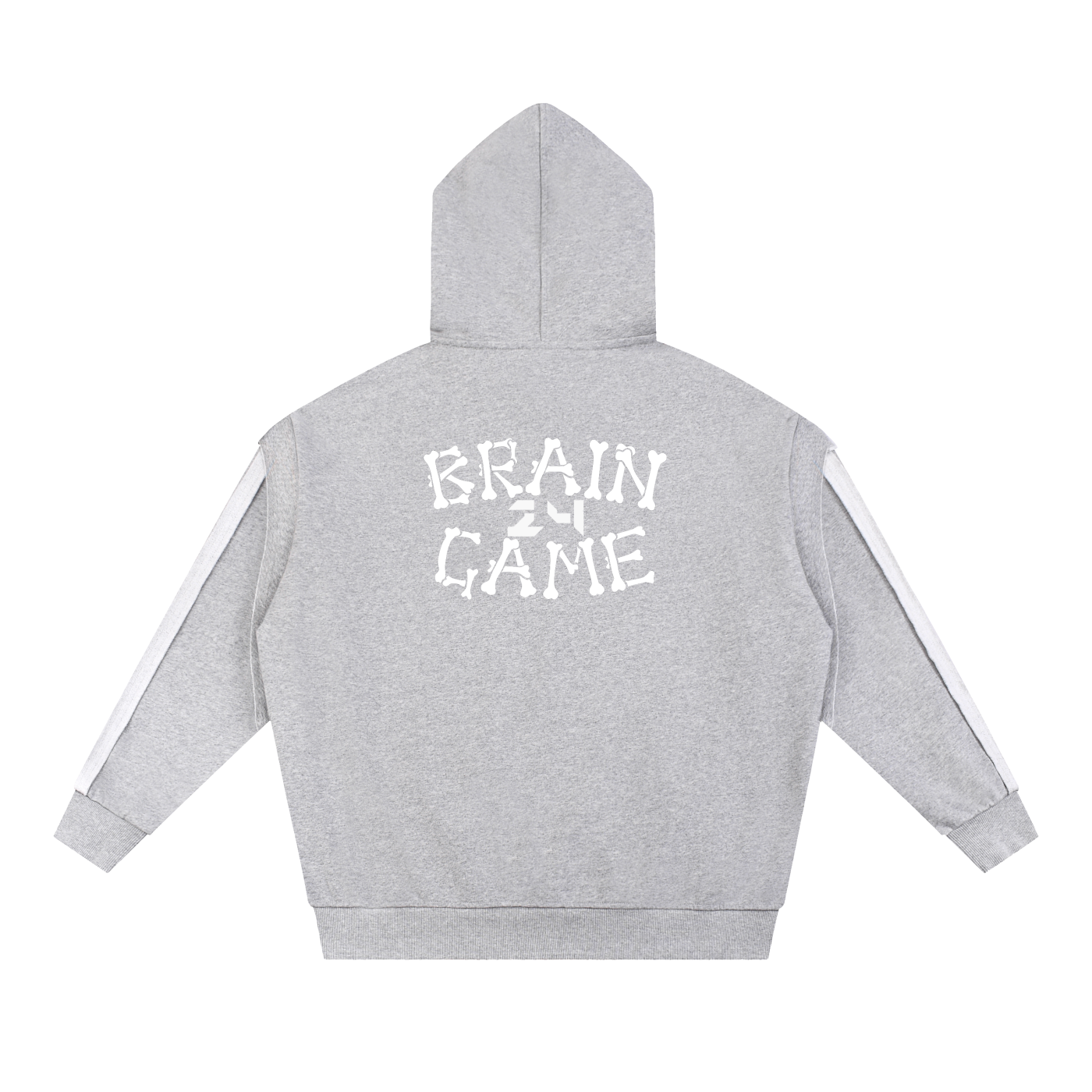 BG “Classic” Raw Edge Double Layered Zip Hoodie