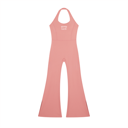 BG Women’s Halter Flared Jumpsuit