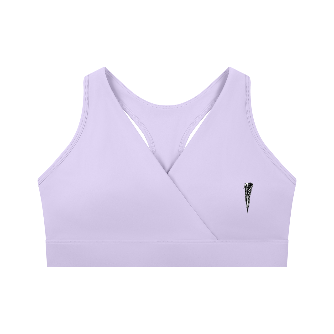BG Women's “Crossover” V-Neck Sports Bra