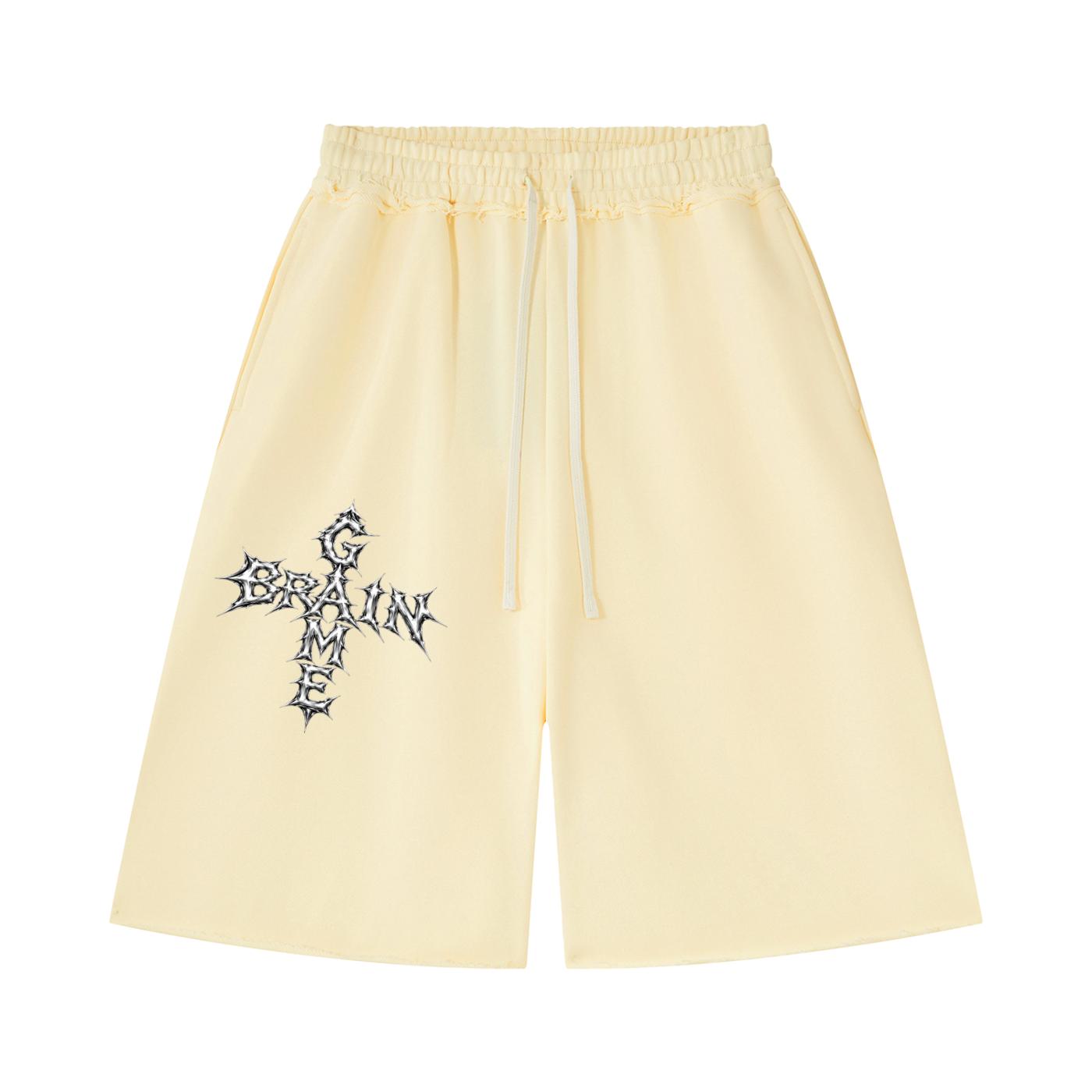 BG “Almighty” Heavyweight Raw Edge Shorts