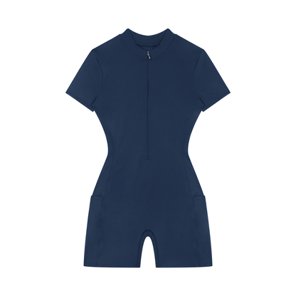 BG Women's Quarter-Zip Romper