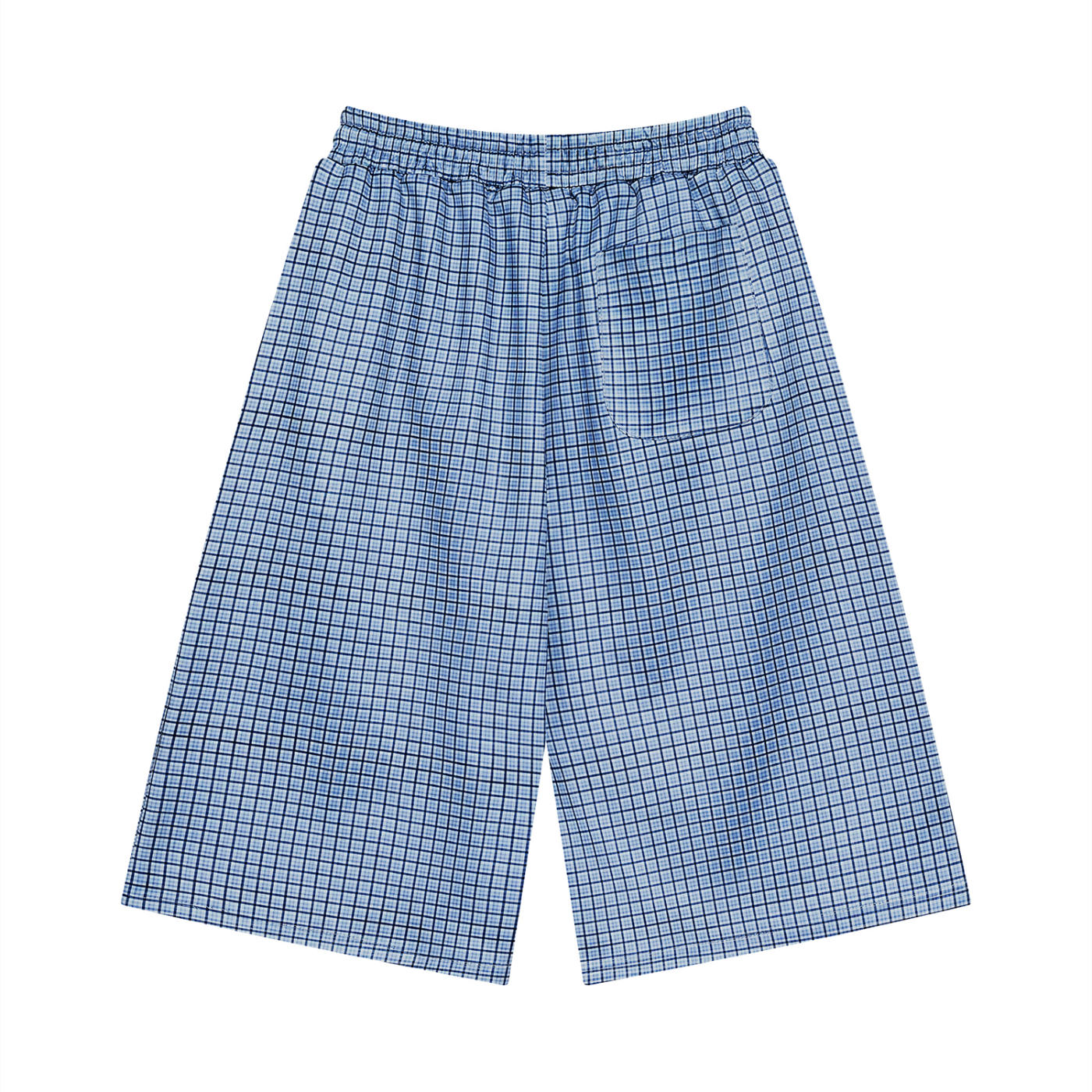 BG Unisex “In The Clouds” Plaid Shorts