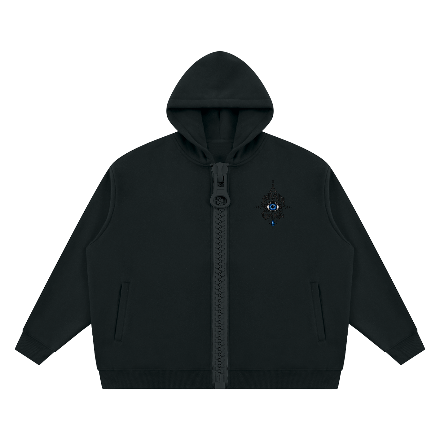 BG Unisex Oversized “Fat-Zip” Hoodie