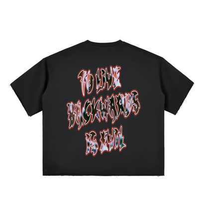 BG Boxy Live Raw-Edge Tee