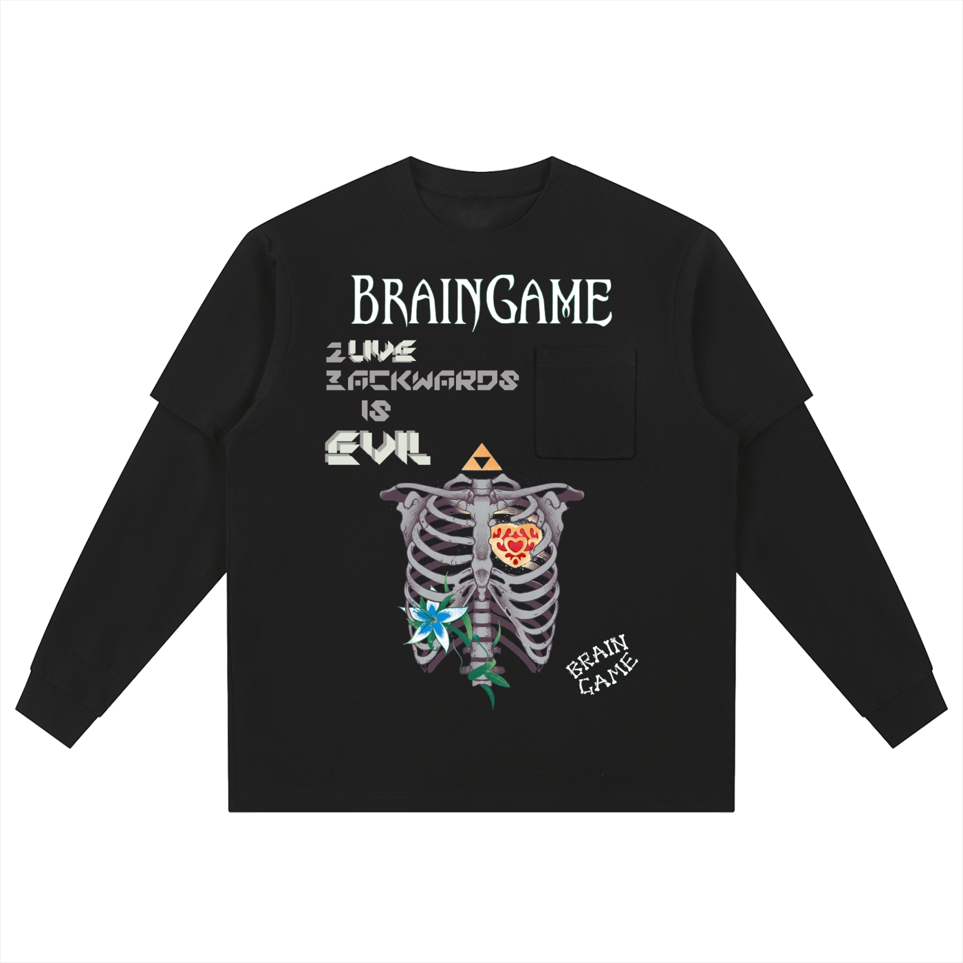 BG EAD Long Sleeve Oversized Tee
