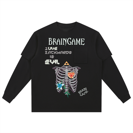 BG EAD Long Sleeve Oversized Tee
