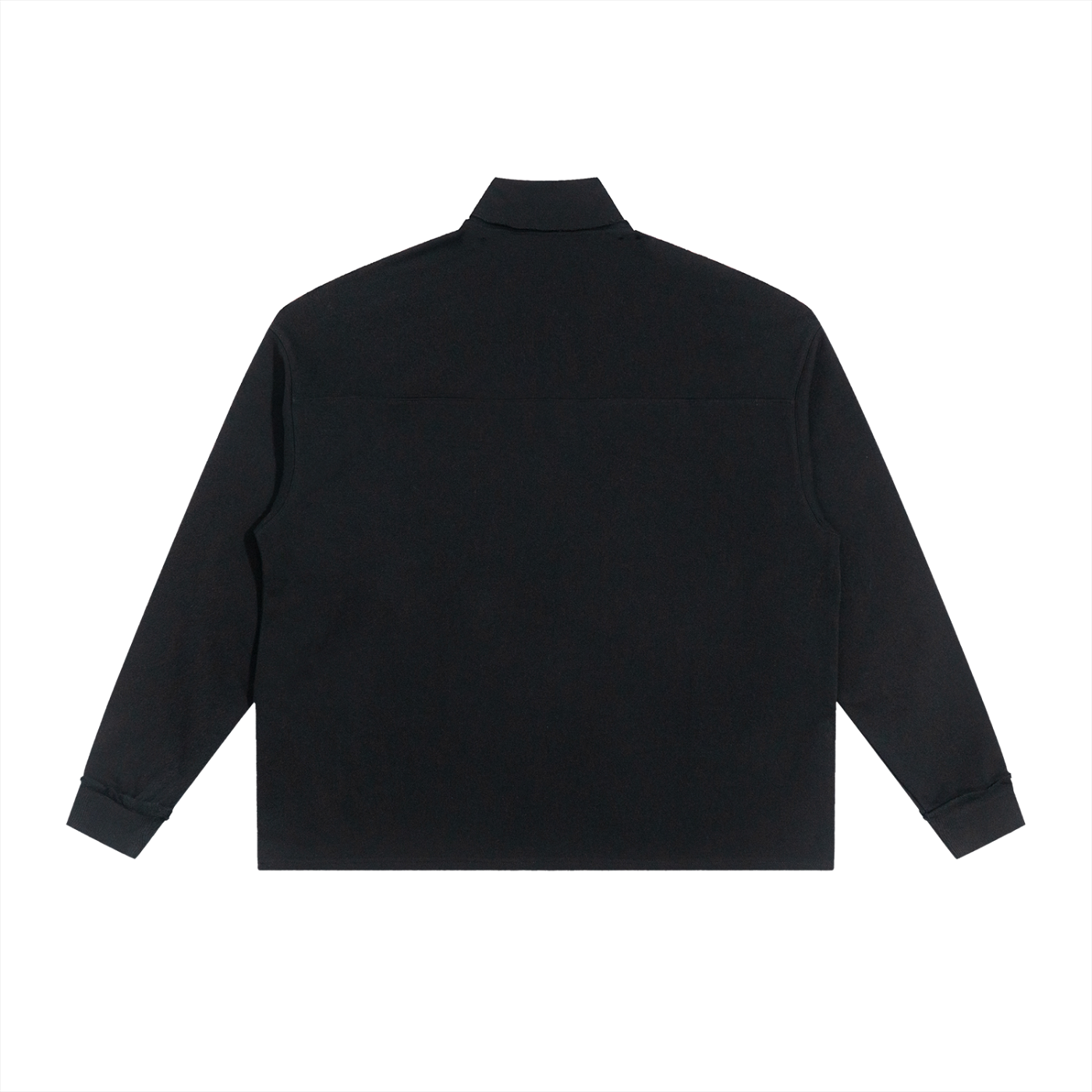 BG “Half-Zip” Raw Edge Sweatshirt