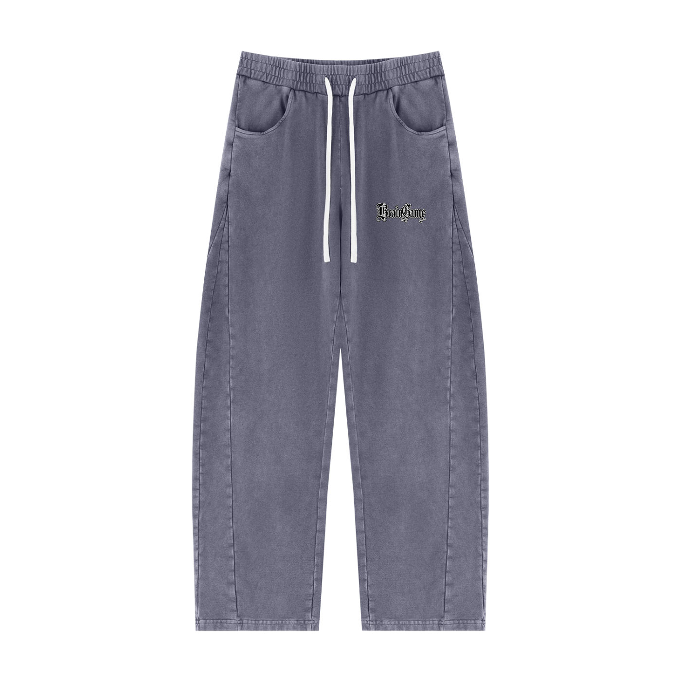 BG “Royalty” Unisex Mineral Wash Barrel Sweatpants