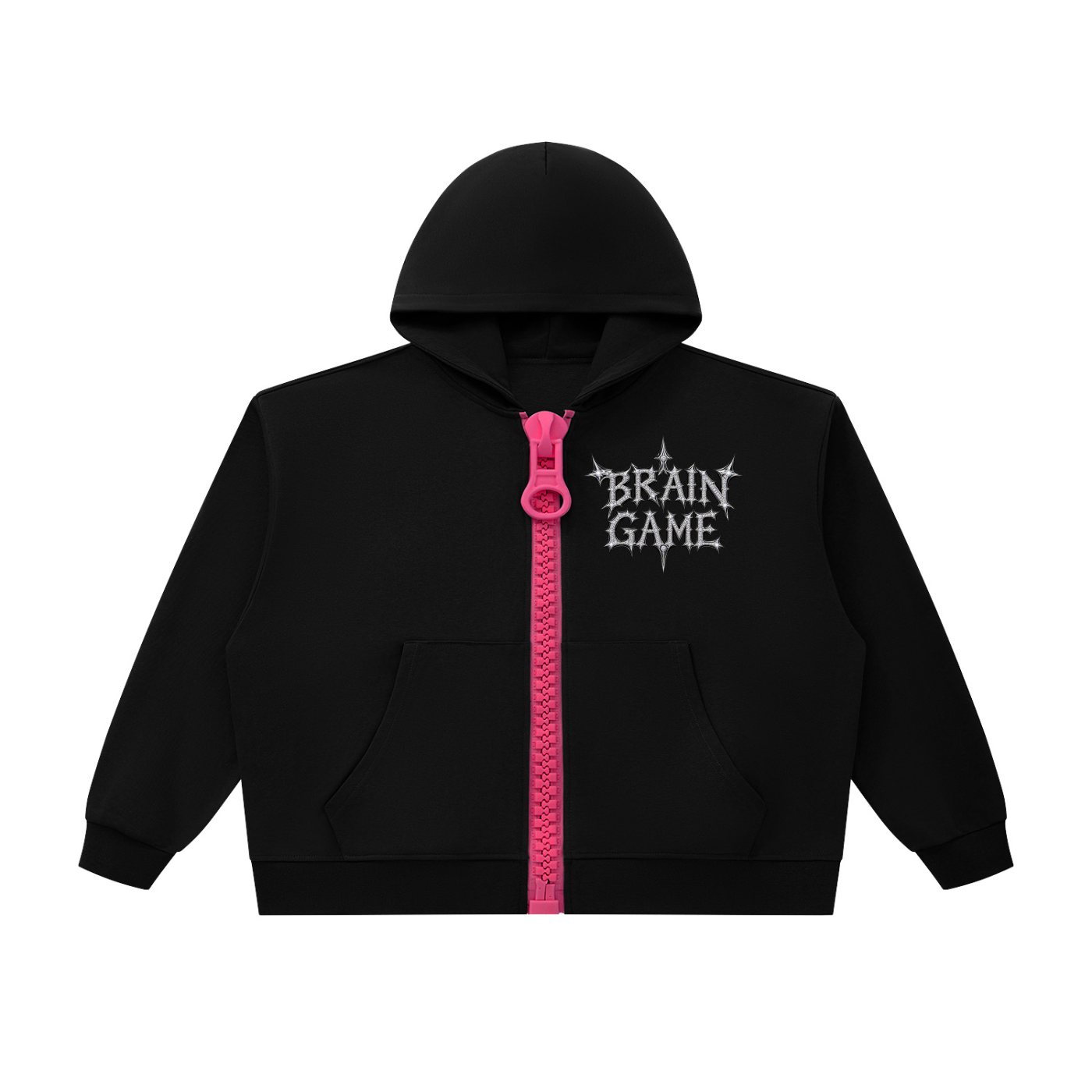 BG Oversized Chunky-Zip Hoodie