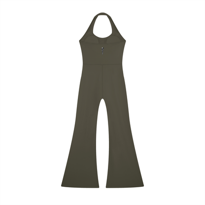 BG Women’s Halter Flared Jumpsuit