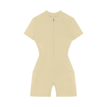 BG Women's Quarter-Zip Romper