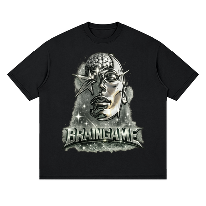 BG “Platinum Brain” Loose Drop Shoulder T-Shirt