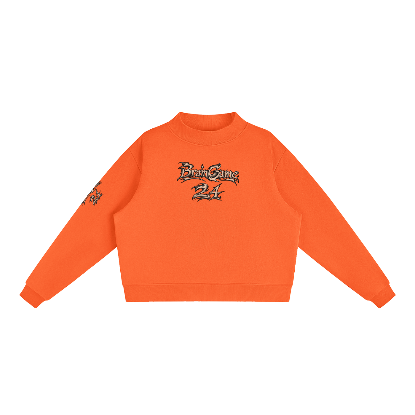 BG Essential “New Wave” Mock-Neck Crew