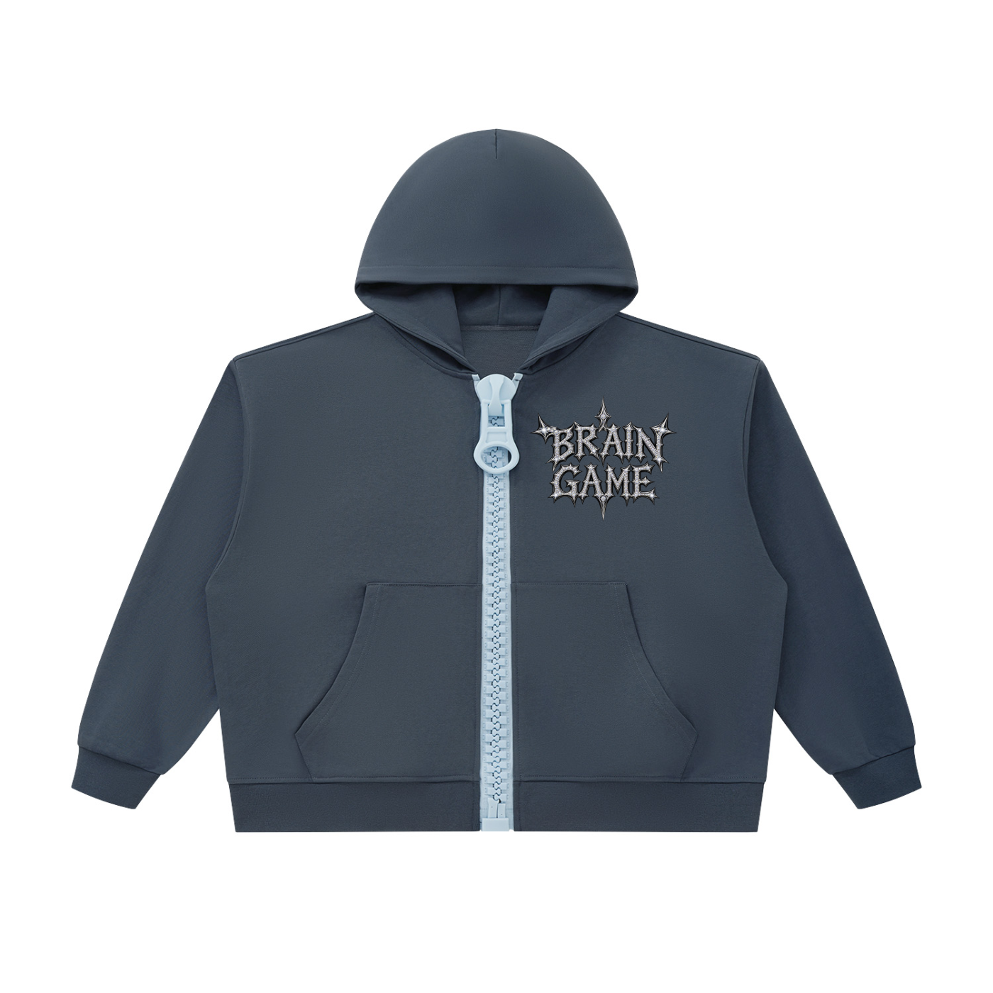 BG Oversized Chunky-Zip Hoodie