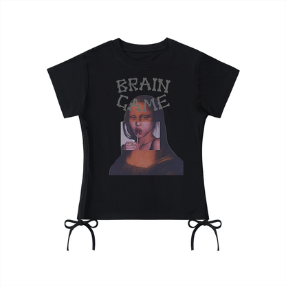 BG “MonaLisa” Womens Essential Drawstring T-Shirt