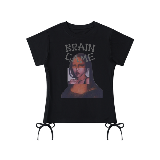 BG “MonaLisa” Womens Essential Drawstring T-Shirt