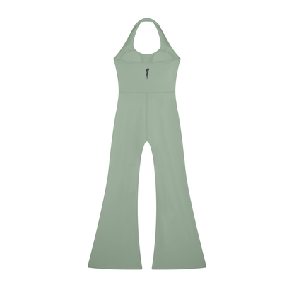 BG Women’s Halter Flared Jumpsuit