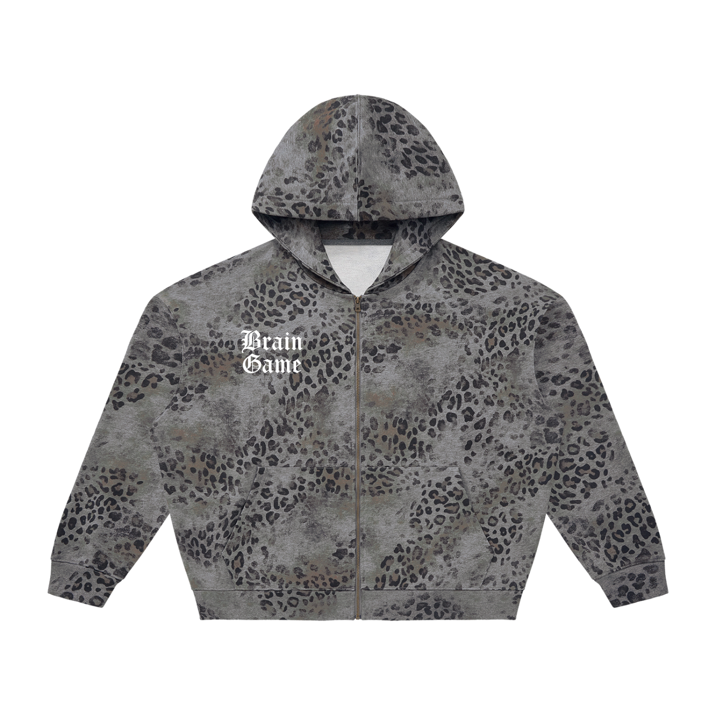 BG Unisex “Leopard” Full Zip Hoodie