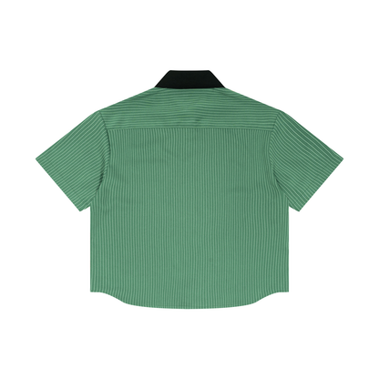 BG Unisex Contrast Collar Shirt Boxy