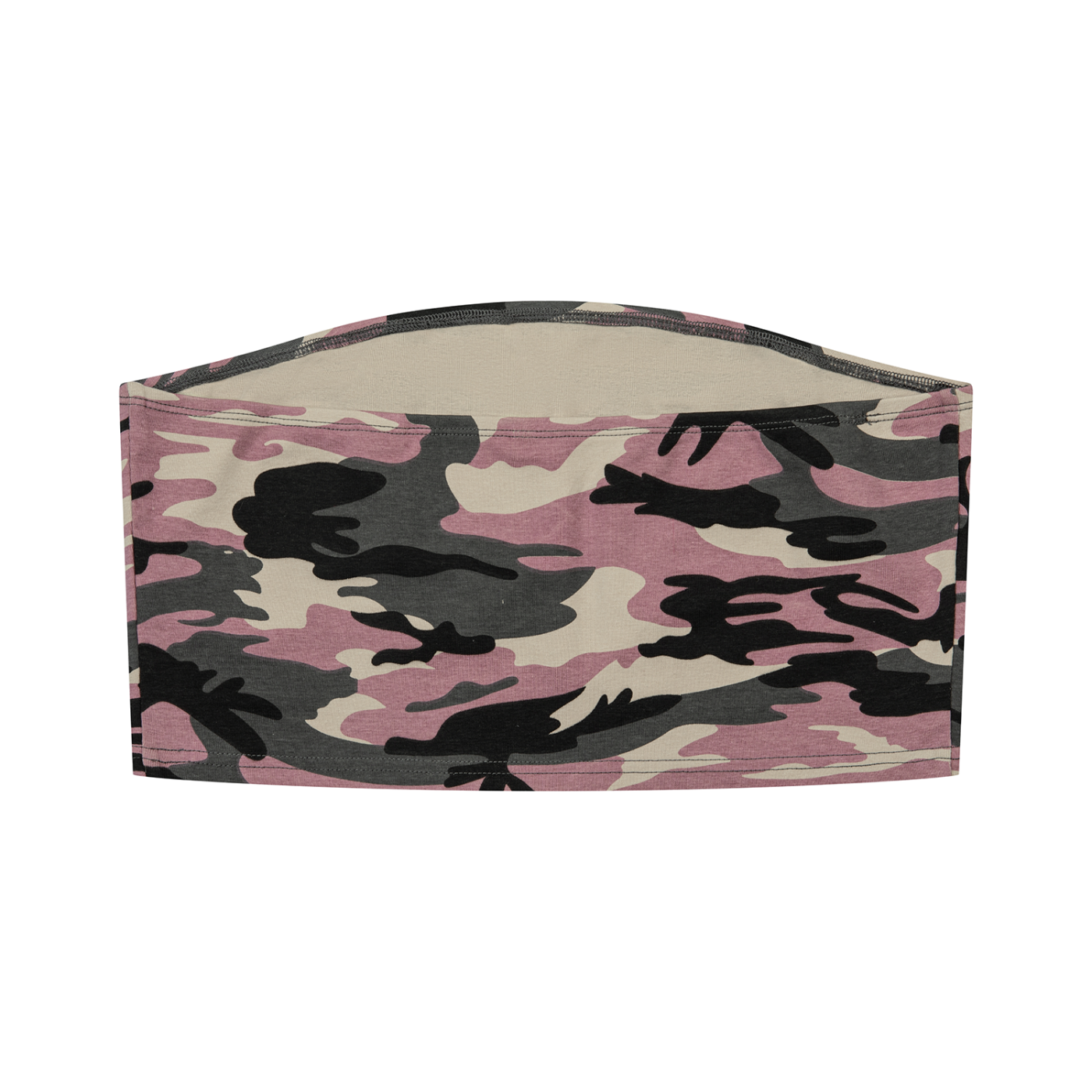 BG Women’s “Royalty” Camo Cropped Tube Top