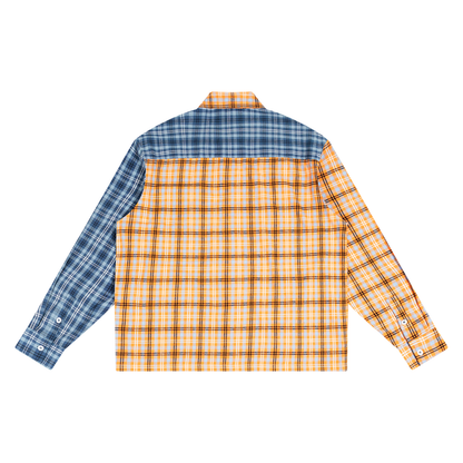 BG Unisex Oversized Plaid Shirt