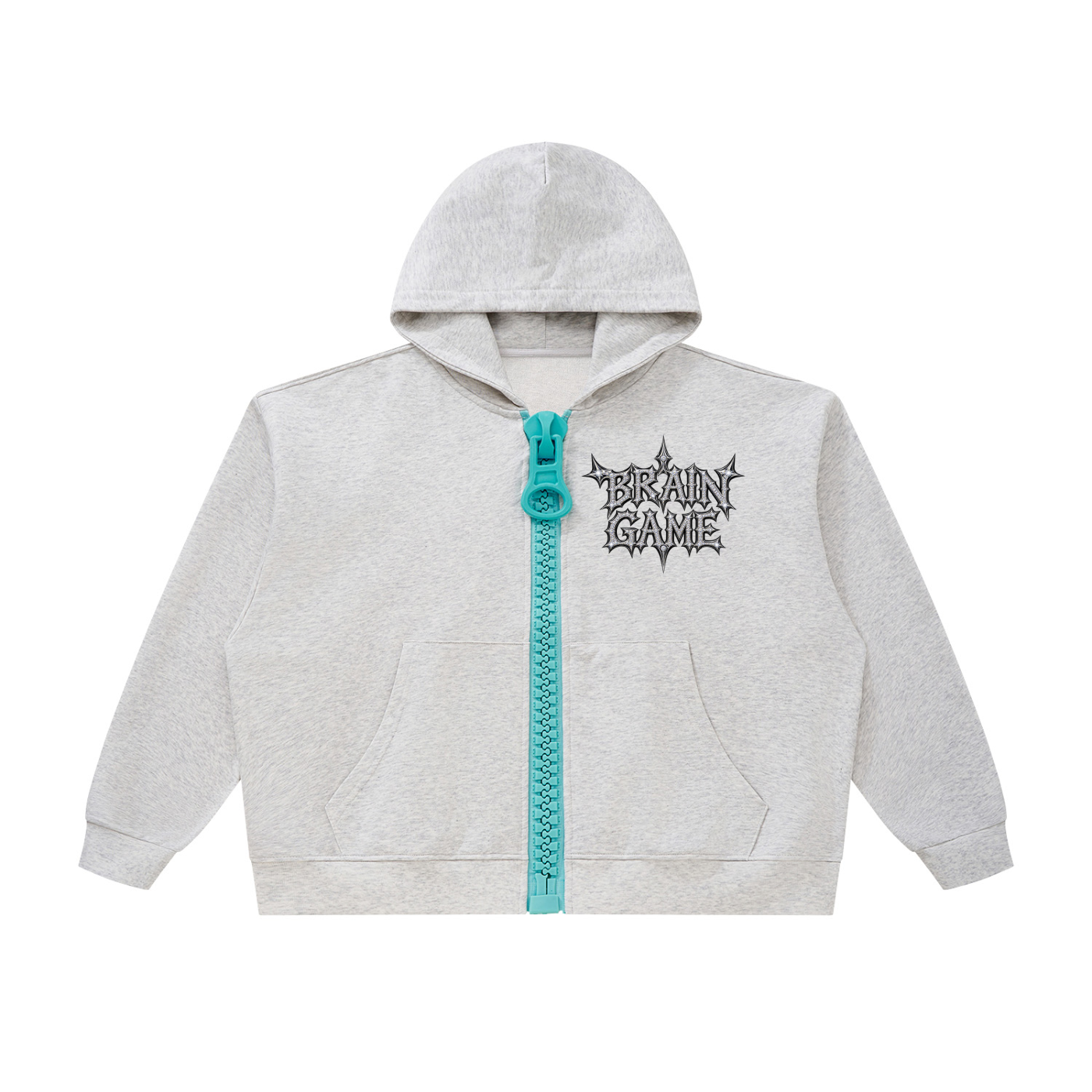 BG Oversized Chunky-Zip Hoodie