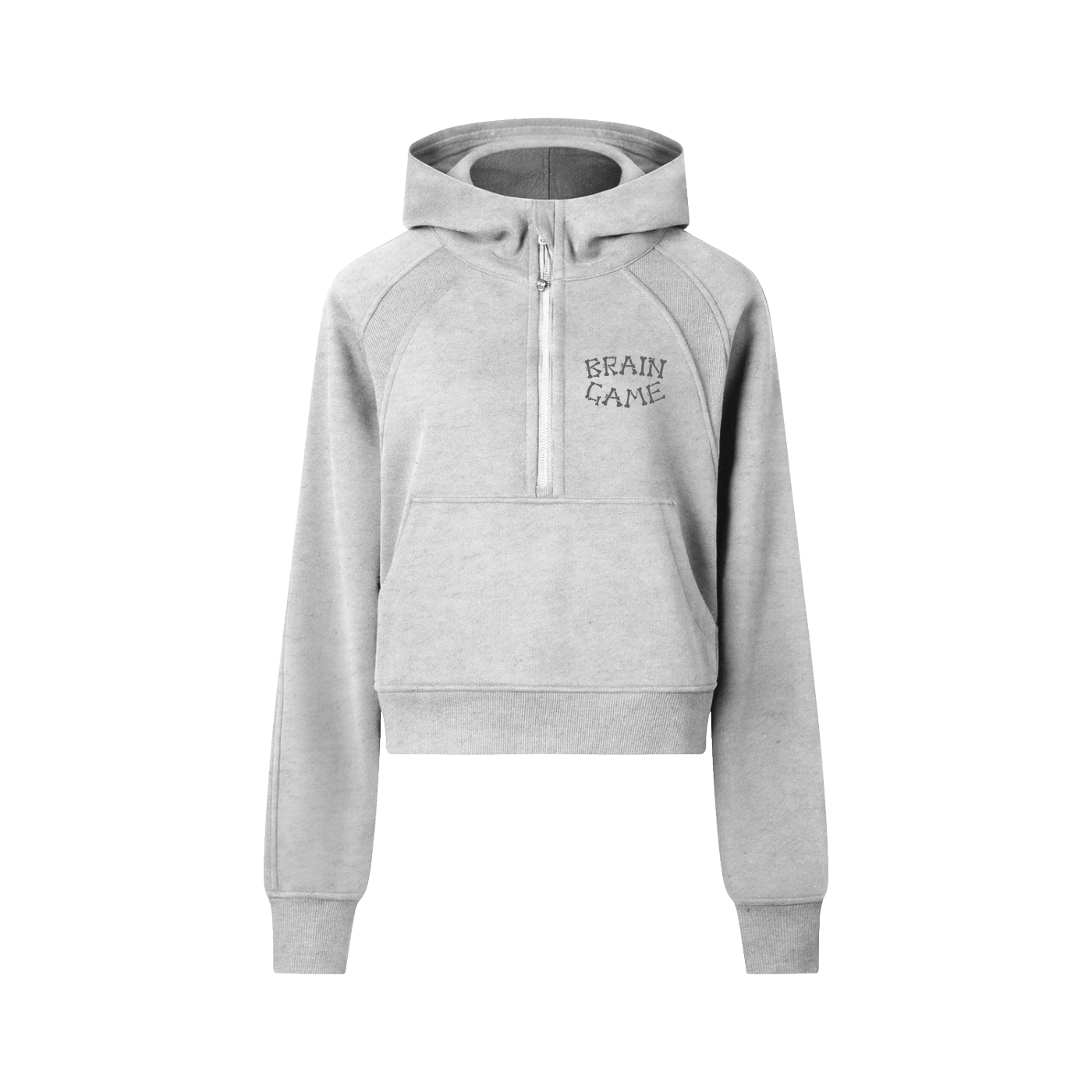BG Womens Cropped Half-Zip Hoodie