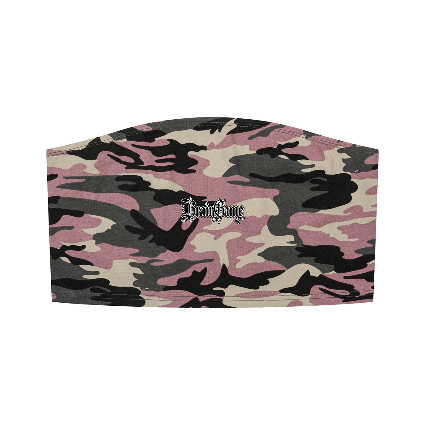 BG Women’s “Royalty” Camo Cropped Tube Top