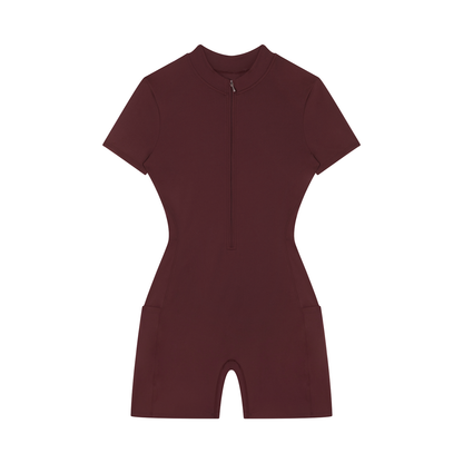 BG Women's Quarter-Zip Romper