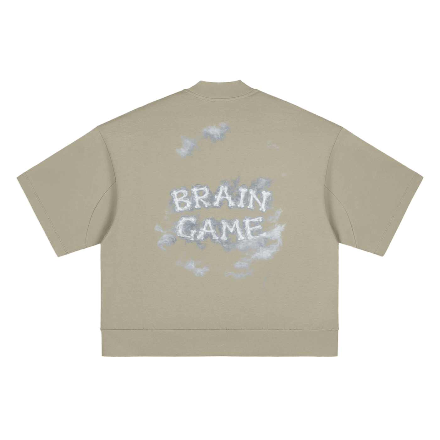 BG “Clouded” Heavy Mock Neck T-shirt