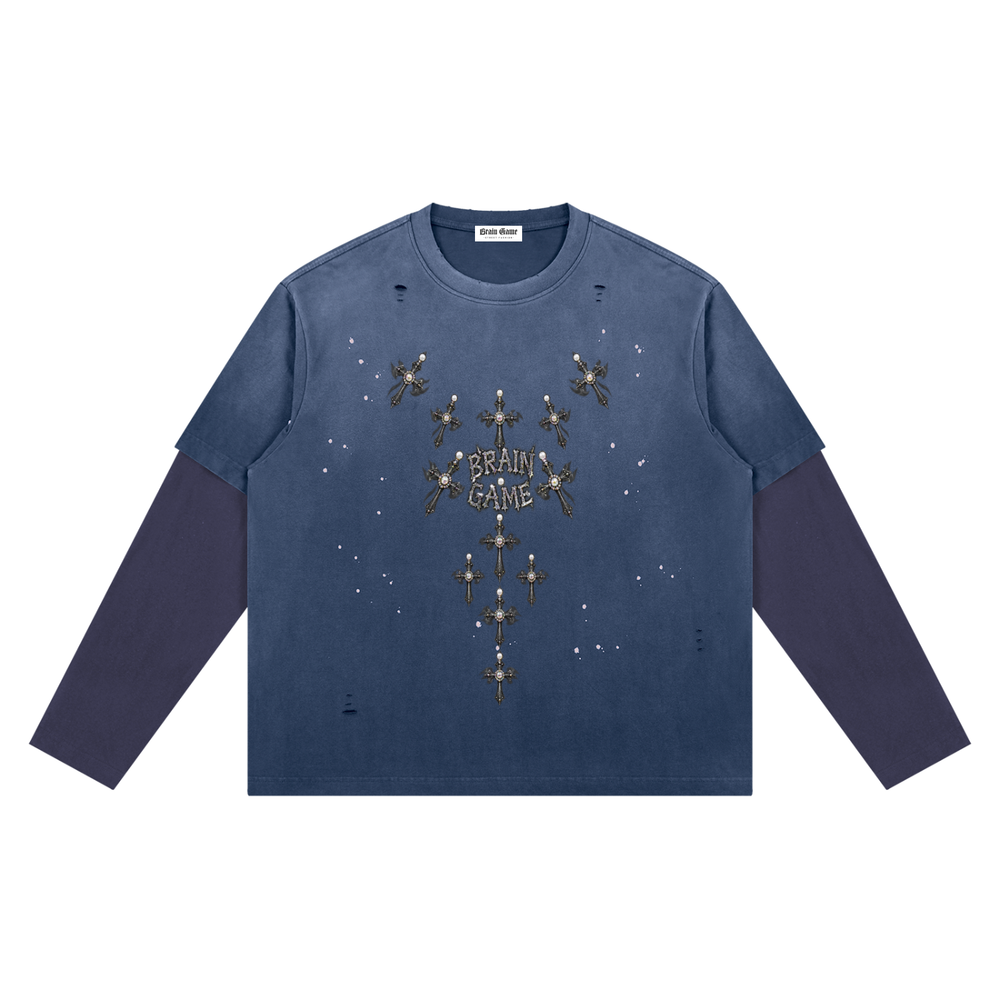 BG “Almighty” Distressed Layer T-Shirt