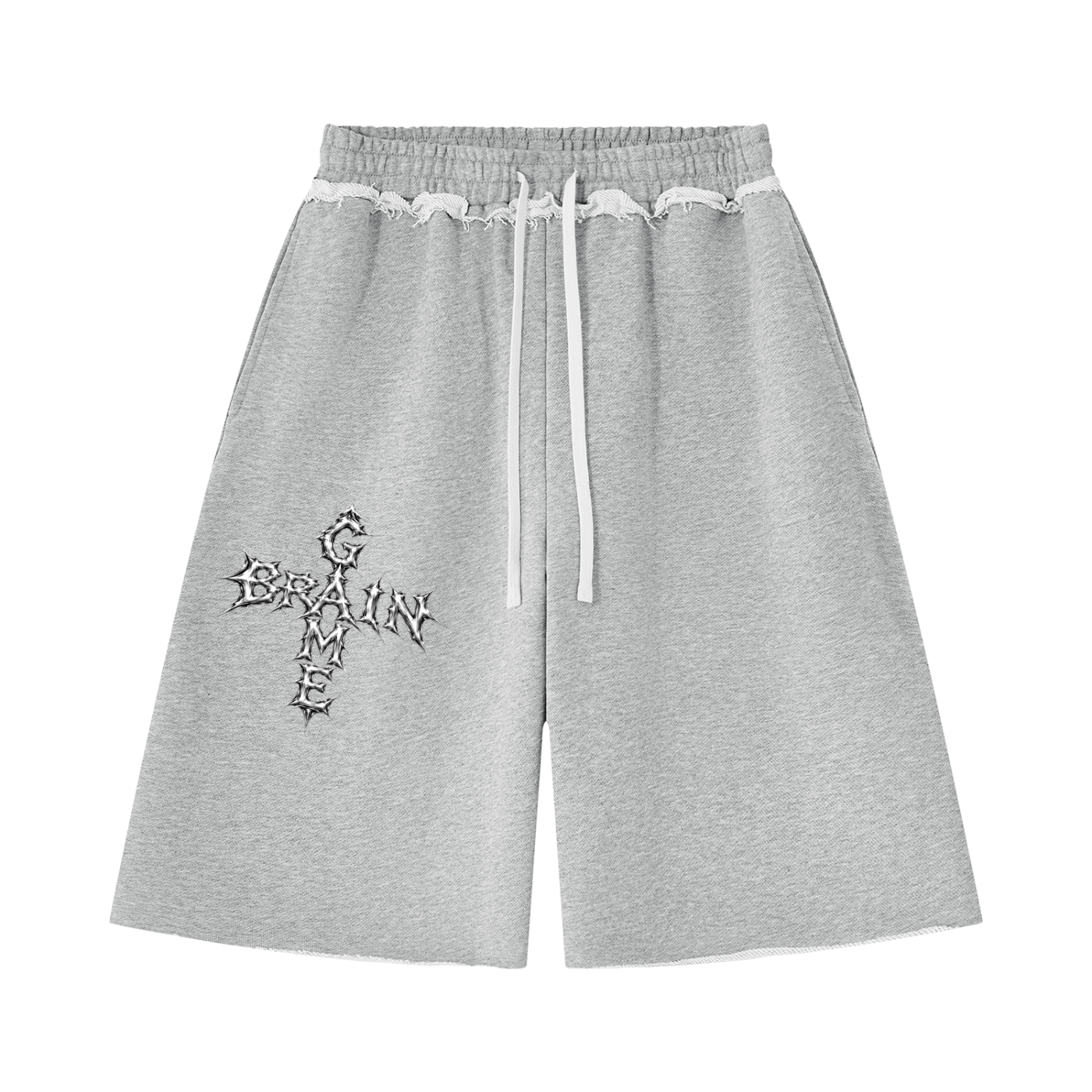 BG “Almighty” Heavyweight Raw Edge Shorts