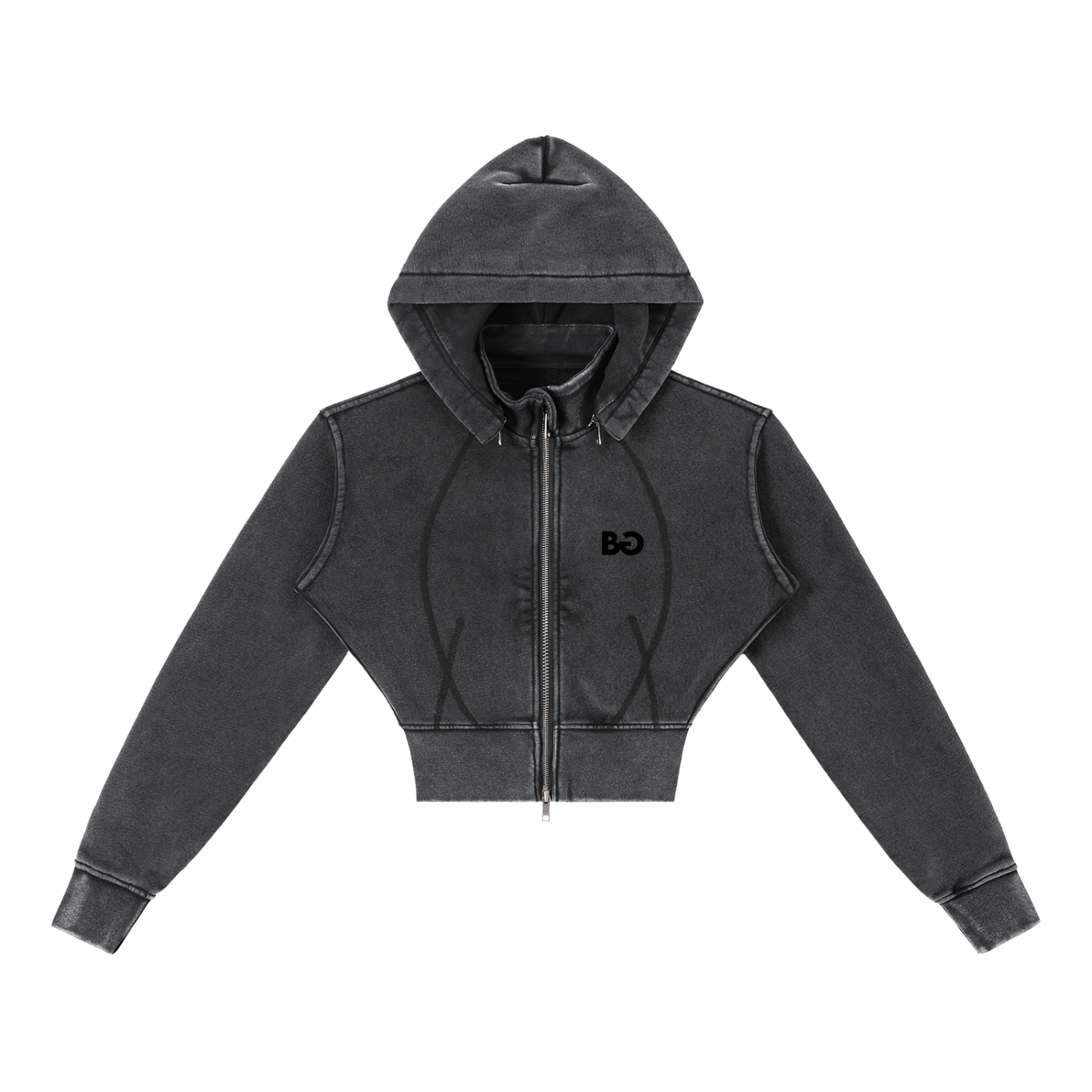 BG Women’s “Sexy Love” Vintage Cropped Hoodie