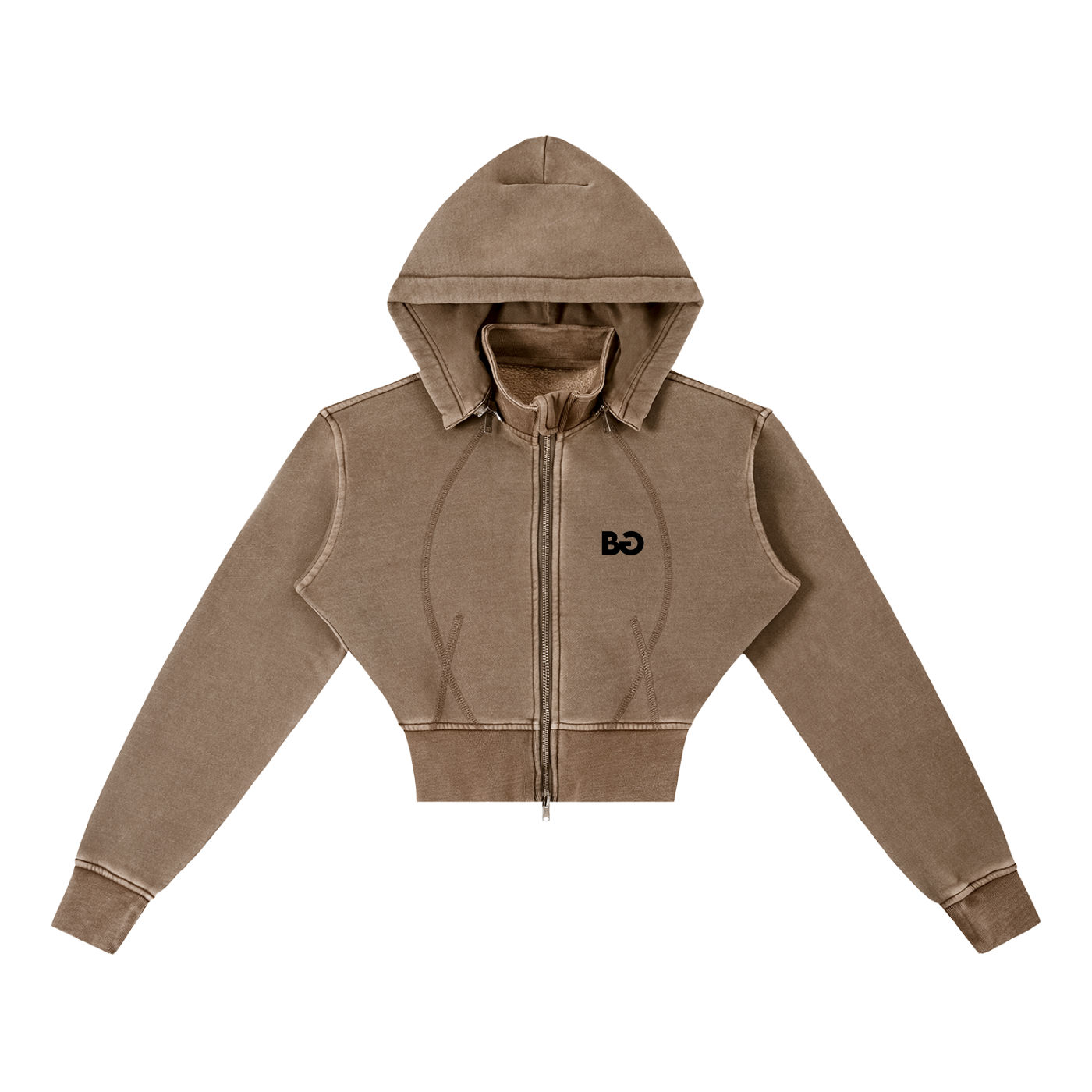 BG Women’s “Sexy Love” Vintage Cropped Hoodie
