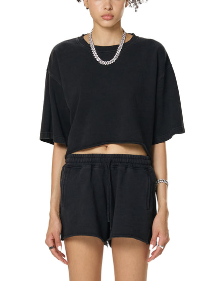BG Women’s Raw Edge Crop Top